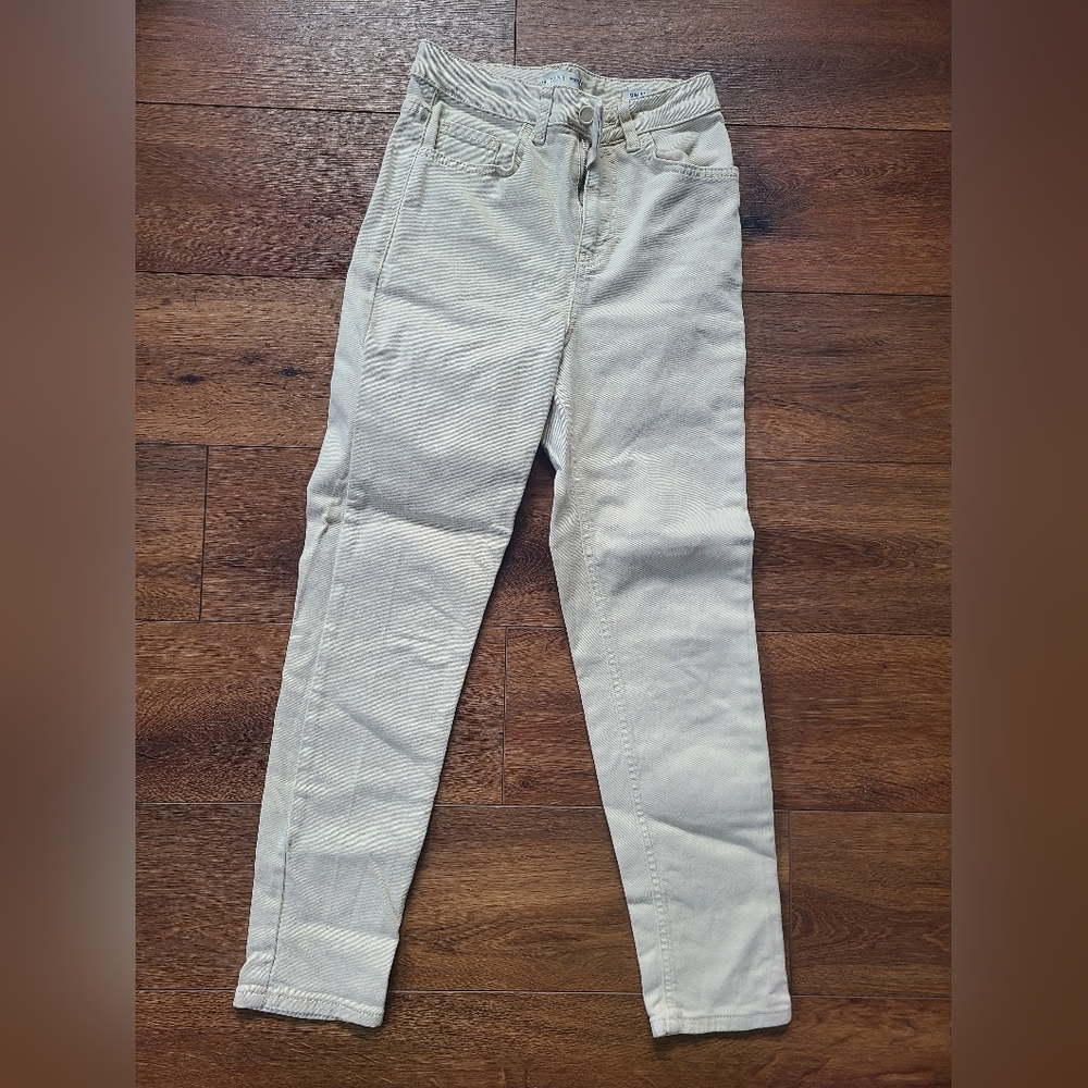 LCW Slim Mom Jeans Tan Khaki 26x36